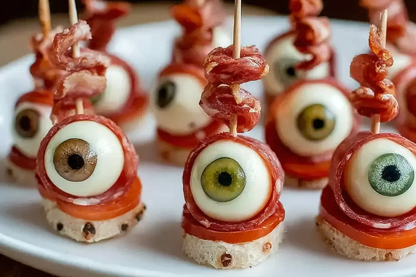 Easy Mozzarella Eyeballs: The Spooky Halloween Party Hit for All